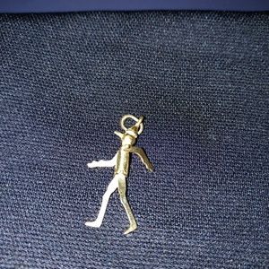 Vintage movable Pinocchio 18K gold charm